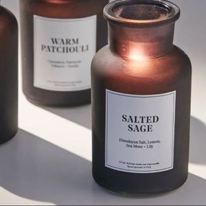 Urban Outfitters soy candle (salted sage)